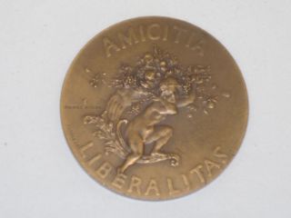 Vintage 1916 France Cast Bronze Medallion 