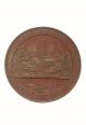 Haven Ct 1838 Bicentennial Bronze Medal,  Clipper Ship,  Steam Ship,  Rr Exonumia photo 1