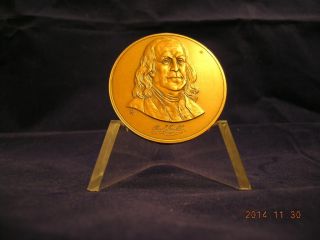 Ben Franklin,  The Franklin Collectors Society 1980 photo