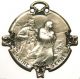 Glory To The Serbians - 1916 Antique Ww I Art Medal Pendant Signed A.  Bargas Exonumia photo 1