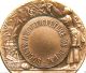 Gardening & Horticulture - Splendid Antique Bronze Art Medal Signed A.  Rivet Exonumia photo 2