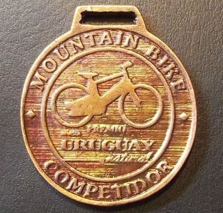 Uruguay Mountain Bike Competition Award Design Cycling Medal photo