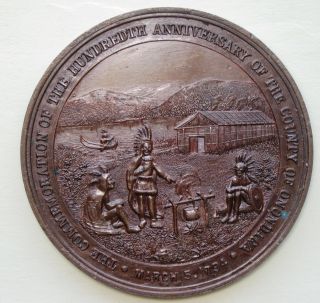 1894 Onondaga County,  York Centennial Anniversary Medal photo