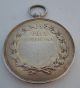 1891 Music Festival Award French Silver Medal Medaille Argent Fontenay Le Comte Exonumia photo 1