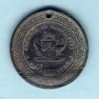 Australia.  Tarnagulla Vic.  1887 Victoria Jubilee,  Medallion.  31mm Ae.  Fine photo