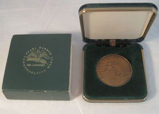 U.  S.  Congressional Pearl Harbor Service Medal 50th Anniv.  Commemmorative photo