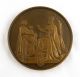 Vintage Alphee Dubois Napoleon Iii & Eugenie Deo Crescat Et Patriae Bronze Medal Exonumia photo 1