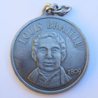 Louis Braille Commemorative Medal (nfb National Foundation For The Blind) (s513) photo