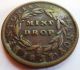 1837 - 1841 Drop / Bentonian Currency Copper Hard Times Token; Fine Exonumia photo 1