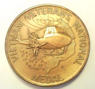 Vietnam Veterans National Medal.  Bronze 1984 