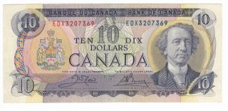1971 Bank Of Canada 10$ Cr / Bo Edx3207369 Litho Ef/au Replacement photo