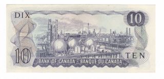 1971 Bank Of Canada 10$ La / Bo Vc5756981 Choice Unc photo
