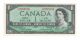 1954 Bank Of Canada 1$ Be / Ra Uo0985856 To Uo0985857 2 Consecutive Canada photo 1