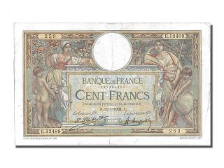 French Paper Money,  100 Francs Type Luc Olivier Merson 