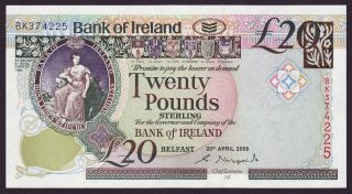 Northern Ireland - 20 Pounds,  2008 - Serie Bk - Unc photo