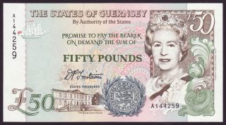 Guernsey - 50 Pounds,  Nd (1994) - Unc photo