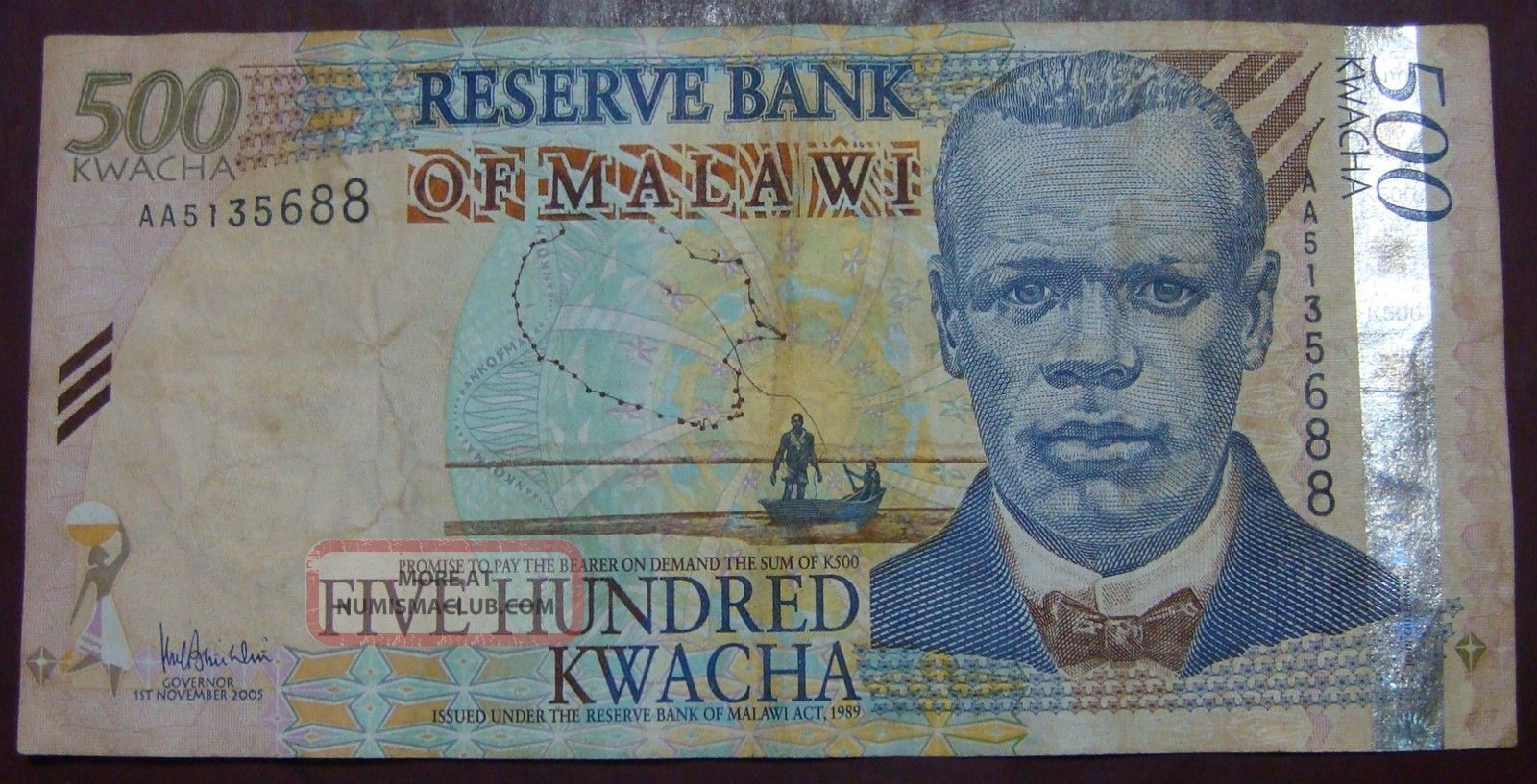 malawi-500-kwacha-1989-rare