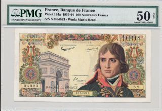 Banque De France France 100 Francs 1959 - 64 Pmg 50net photo