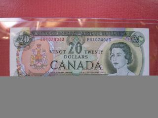 Canada 20 Dollar Note 1969,  Beattie / Raminsky Signature photo
