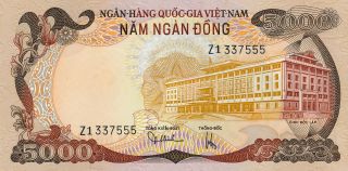 Bank Of Vietnam Vietnam 5000 Dong Nd Unc photo
