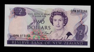 Zealand 2 Dollars (1989 - 92) Epn Pick 170c Unc -. photo