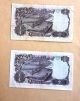 Kuwait 2x 1/4 Dinars P.  6a L.  1968 Vf/vf, Middle East photo 1