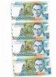 Brazil P217 4x5 Cruzados Novos On 5000 Cruzados Overprint Xf/au Paper Money: World photo 1