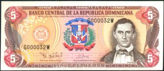Dominican Republic 5 Pesos 1997 Uncirculated P 152 B Very L/n photo