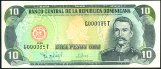 Dominican Republic 10 Pesos 1998 Uncirculated P 153 C Very L/n photo