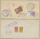 2 Travellers Cheques United Commercial Bank Cashed In 1970,  73 With Fee Stamps Asia photo 1