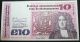Ireland - 1981 Swift £10 Irish Banknote Crisp Uncirculated Irland Currency P72 Europe photo 1