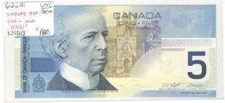 Canada $5 2002 