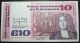 Ireland - 1986 Swift £10 Irish Banknote Good Extra Fine Irland Currency Note P72 Europe photo 1