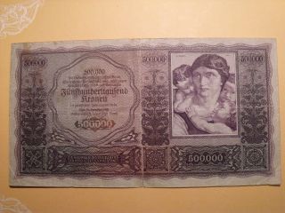 Austria 500.  000 Kronen 1922 photo