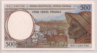 Congo 1994 - Banknote 500 Francs Pick101cb Uncirculated - C 9417286788 photo