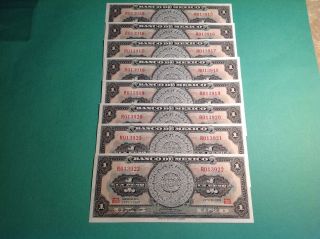 8 - Banco De Mexico - 1969 - 1 Peso - Uncirculated photo