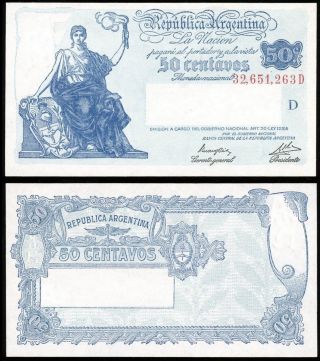 Argentina 1922 50 Centavos Banknote P - 242a 
