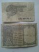 (2) Paper Money 1935 & 1940 One Rupee From India Asia photo 1