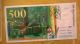 France Banknote 500 Francs Vf (b Suffix) Marie Curie And Pierre Curie 1994 Asia photo 1