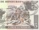 2008 Honduras 5 Lempiras Morazán 1827 War Battle Bank Note Ch Cu North & Central America photo 3