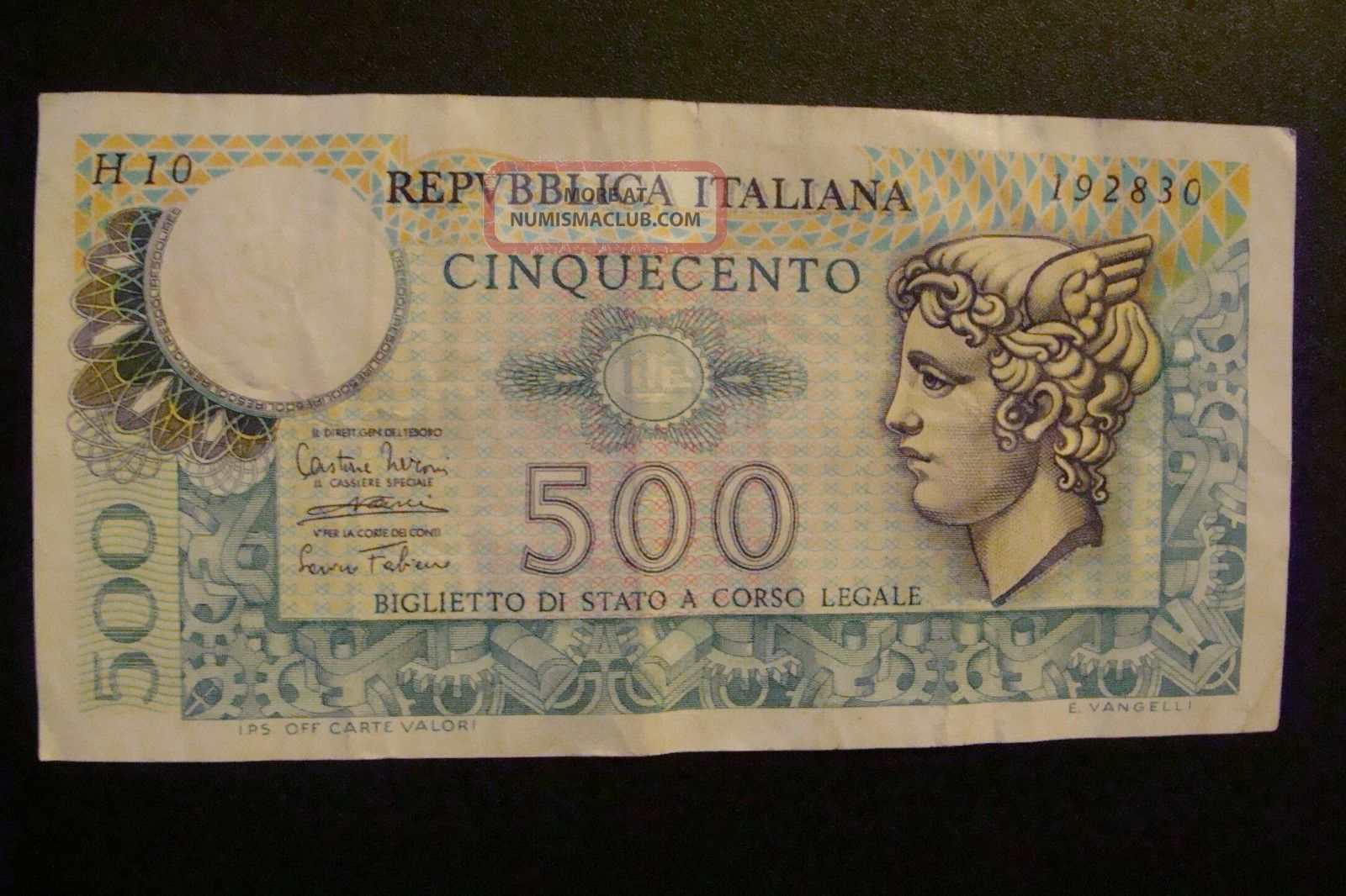 Italy 500 Lire 1974 Crisp Europe photo