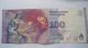 Argentina Eva Evita Peron 100 Peso Banknote Aunc Paper Money: World photo 2