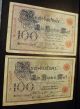 - 5 - Germany Bank Note Reichsbanknote 100 Mark 1898 1908 1907,  More Europe photo 8
