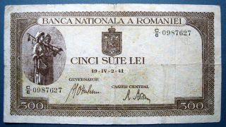 Romania 1941 500 Lei photo