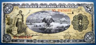 Mexico 1915 1 Peso Veracruz photo