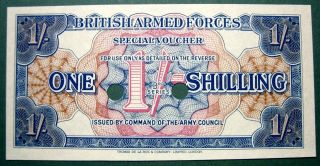 Great Britain 1956 1 Shilling British Armed Forces Type B photo