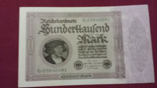 100,  000 German Mark photo