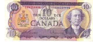 Canada 10 Dollar Bc49a 1971 photo