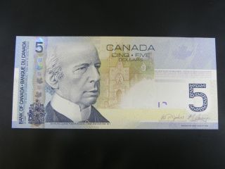2010 Gem Unc Canadian Canada Jenkins Carney Hpf $5 Five Dollar Bc - 67b - I photo
