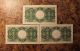 3 Malaya And British Borneo 5 Dollars 1953 P - 2a Consecutive Au - Unc Paper Money: World photo 1